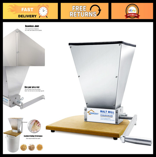 Malted grain mill roller - malted,